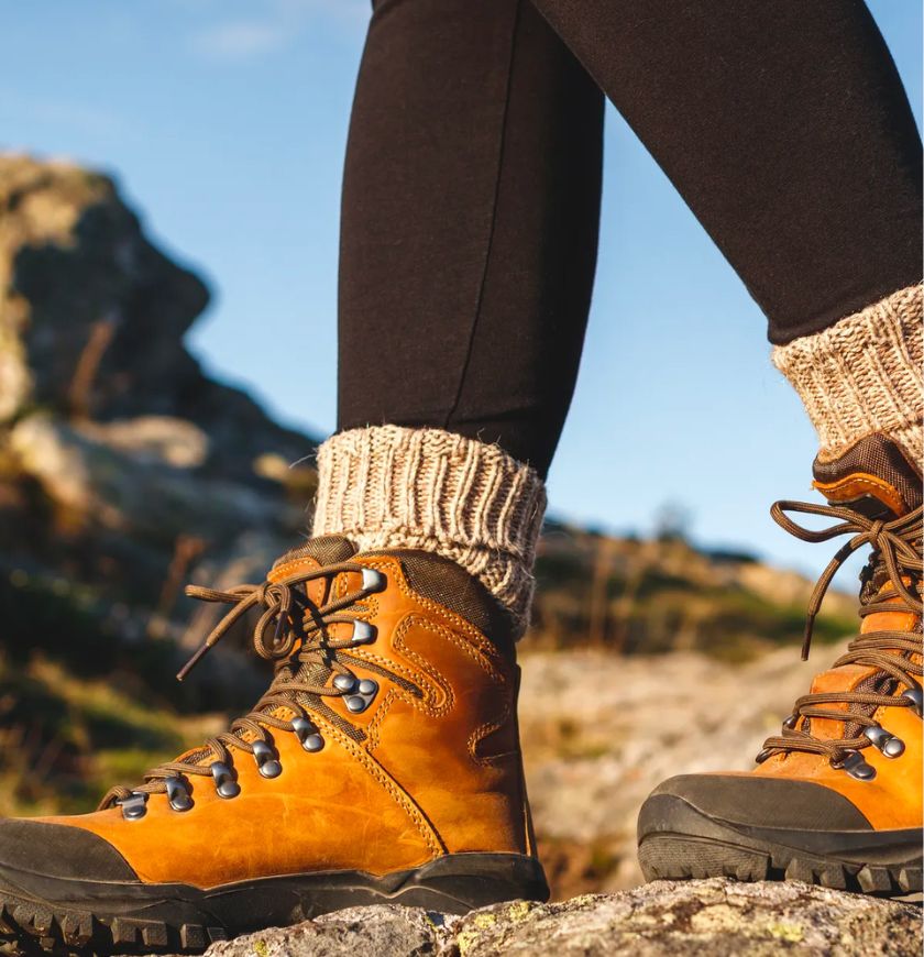 Employee enjoying healthy time hiking outdoors