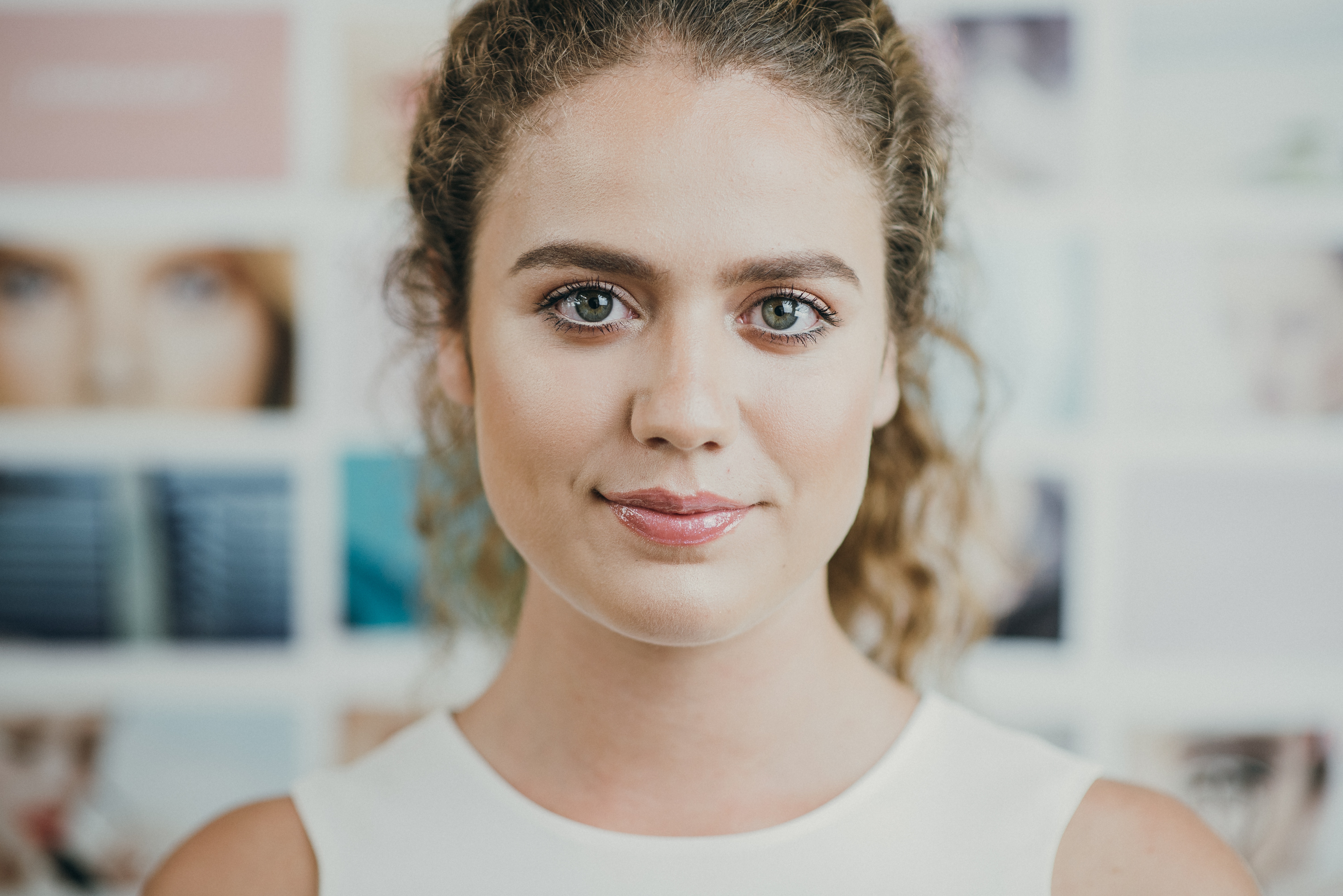 smiling businesswoman 